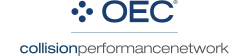 Logo for OEC above a horizontal line and the text collision performance network