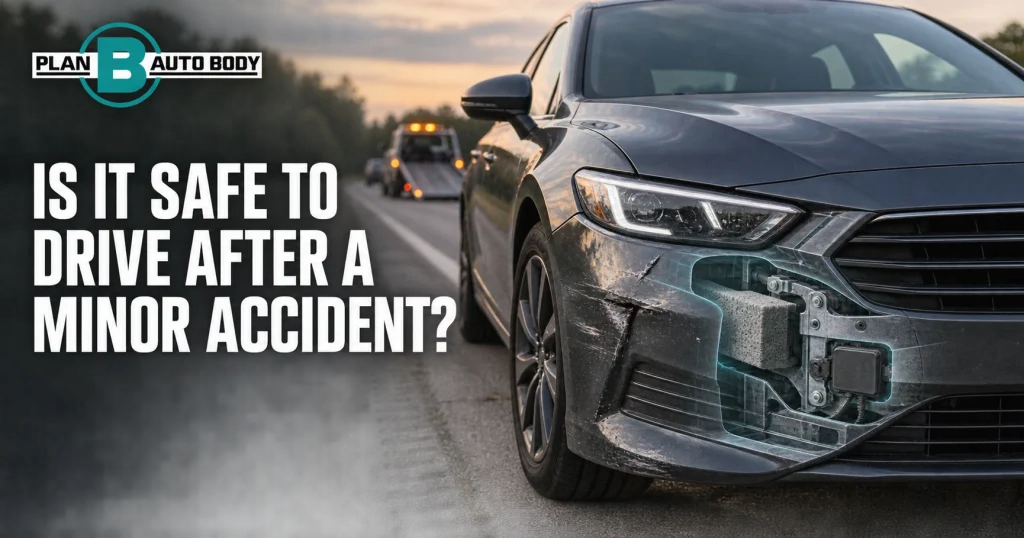 Is It Safe to Drive After a Minor Accident? Hidden-Damage Signs and When to Tow